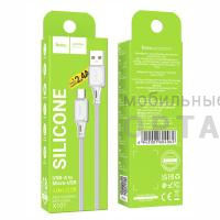 Кабель-Usb Micro Hoco Premium X101, серый