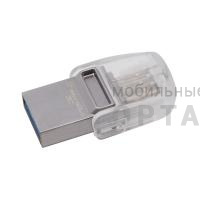 Флешка USB3.2 128 Гб Kingston  DataTraveler microDuo 3C  (USB 3.0/3.2 + Type C) Флешка USB3.2 128 Гб Kingston  DataTraveler microDuo 3C  (USB 3.0/3.2 + Type C)