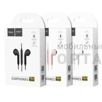 Наушники проводные внутриканальные HOCO M55, Memory sound, Jack 3.5мм, 1.2 м,  розовый