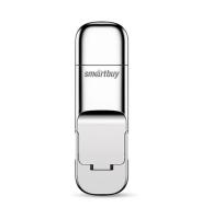 Флешка USB 128 Гб SmartBuy M5, USB3.2 gen, Type-C, металл, серебристый