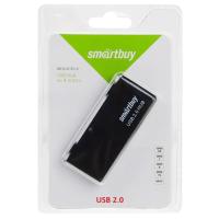 USB - Xaб Smartbuy 4 порта, чёрный (SBHA-6110-K) (1/5)