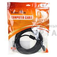 Кабель HDMI-19M --- HDMI-19M ver 2.0+3D/Ethernet, 2 фильтра 7.5m Telecom <TCG200F-7.5M> (1/20)