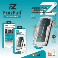 Стекло защитное антишпион FaizFull FH400, с автоустановкой, в комплекте 2шт, для iPhone 15 Pro